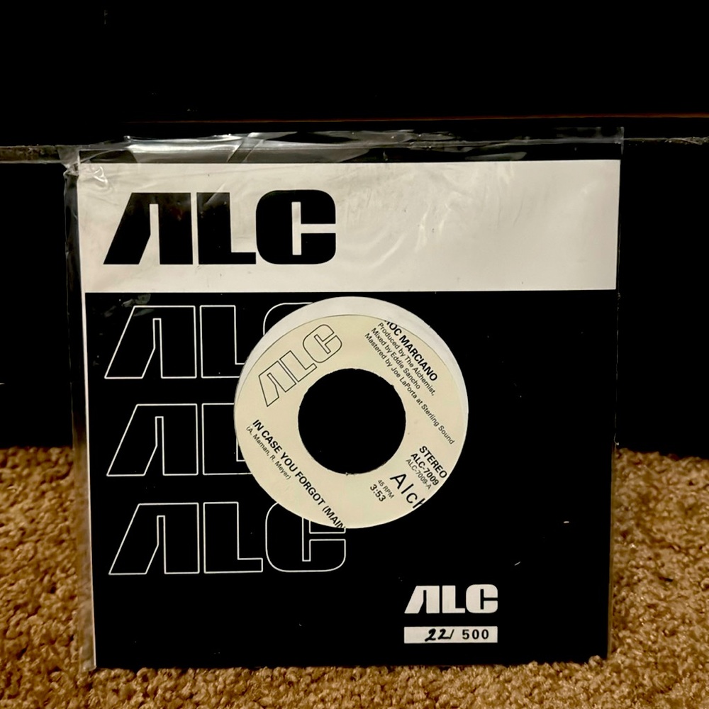 Alchemist 45 Craft Single With Roc Marciano Vinyl “In Case You Forgot”